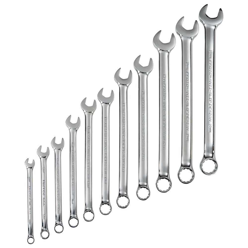 Anti Slip Metric Combination Wrench Set 12 Point 11pc J1200HM11T5