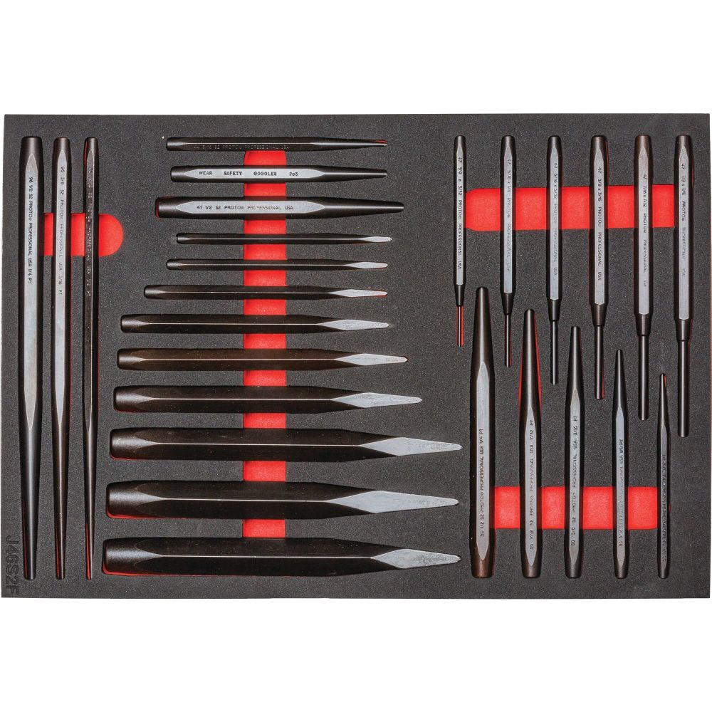 Foamed 26 Piece Punch & Chisel Set J46S2K