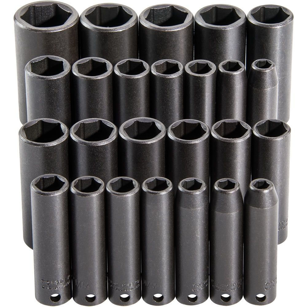 Impact Socket 3/8 in Drive 25 Piece Set J72118