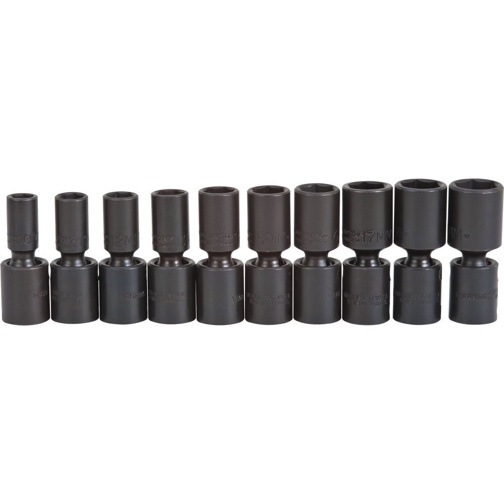 Impact Socket 3/8 Inch Drive 10 Piece Set J72135M