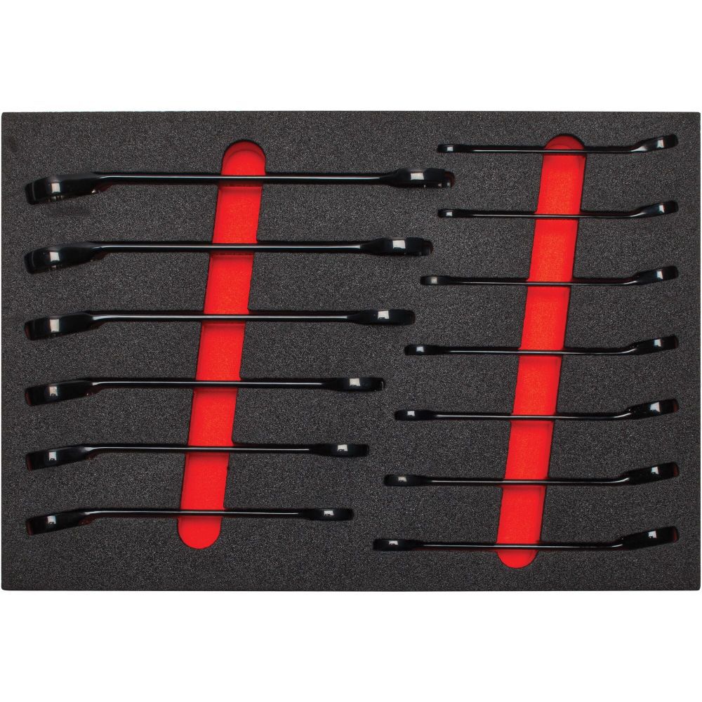 Metric Combination Wrench Set 13pc with Foam Insert JSCVM-13SKV