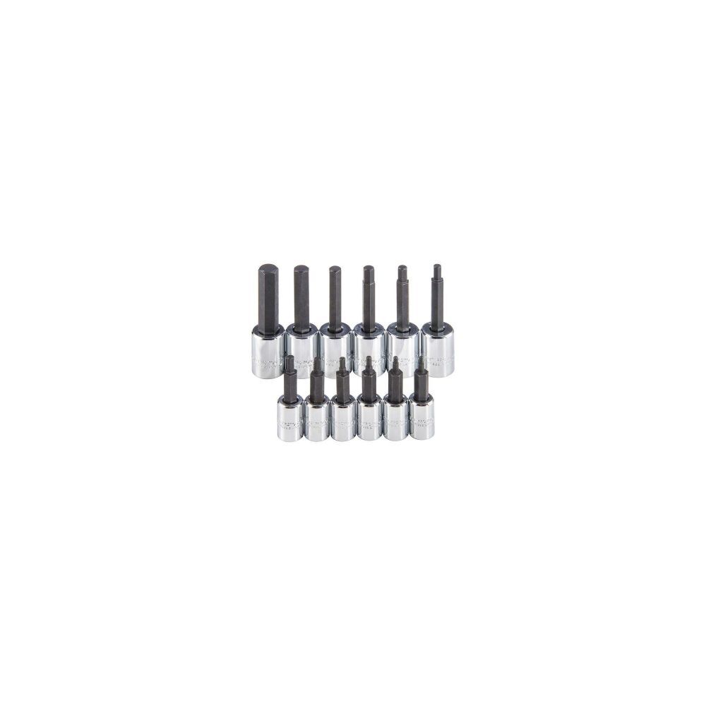 Set Hex Bit 1/4In 3/8In Dr 12 Piece J4770-12