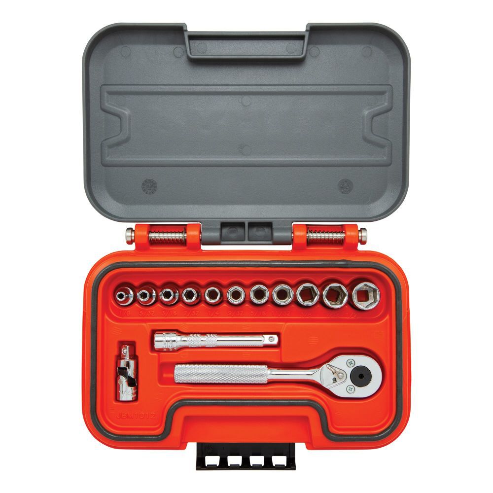 Socket Set 1/4 DR 14pc SAE 6pt J47114S