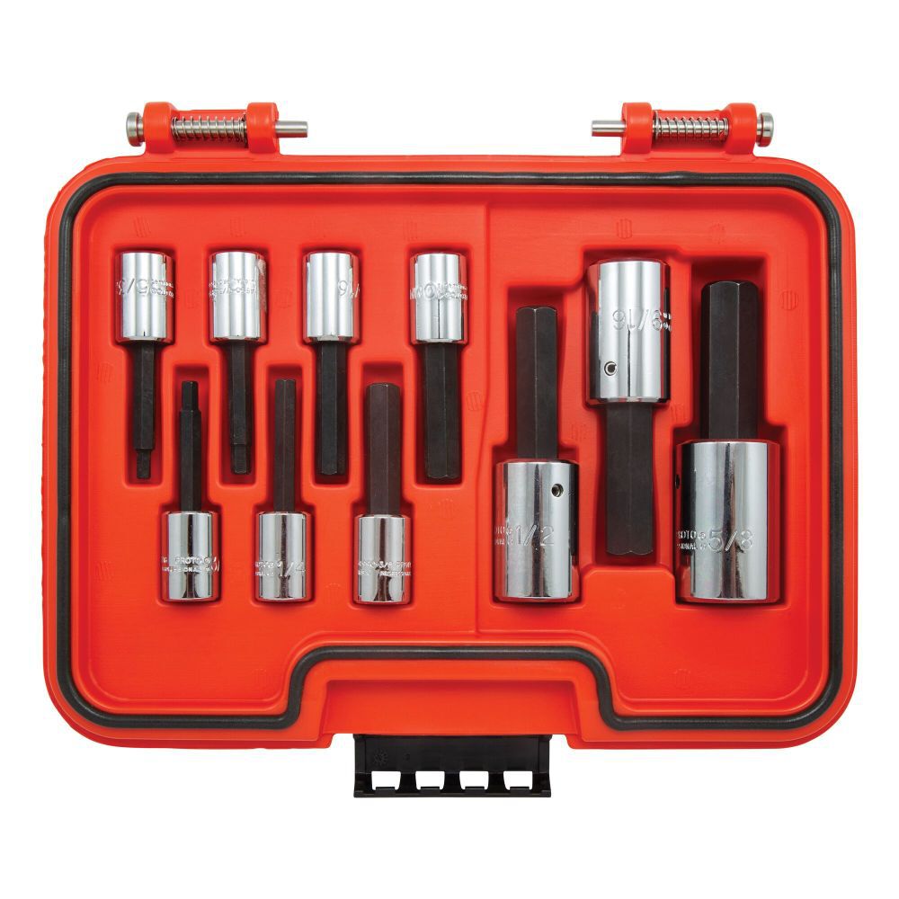 Socket Set 3/8 & 1/2 DR 10pc SAE HEX J52110H