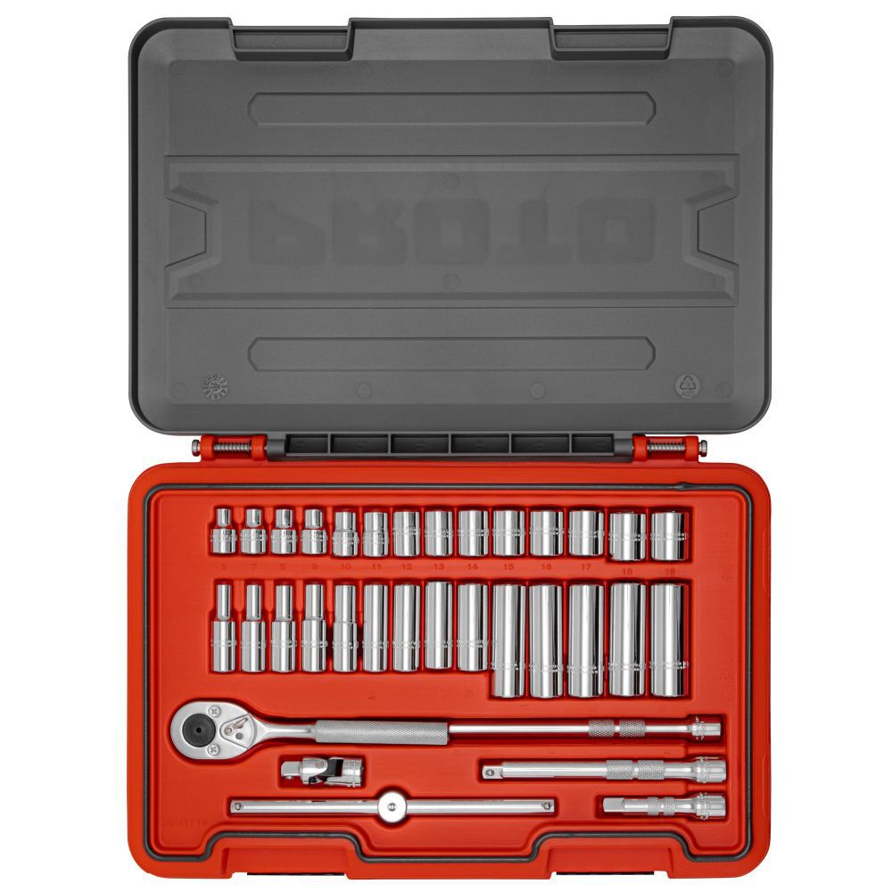 Socket Set 3/8 DR 34pc MM 6pt J52234S