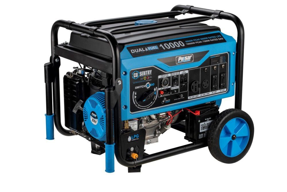 10000 Watt Dual Fuel Generator with Remote Start PG10000BRCO