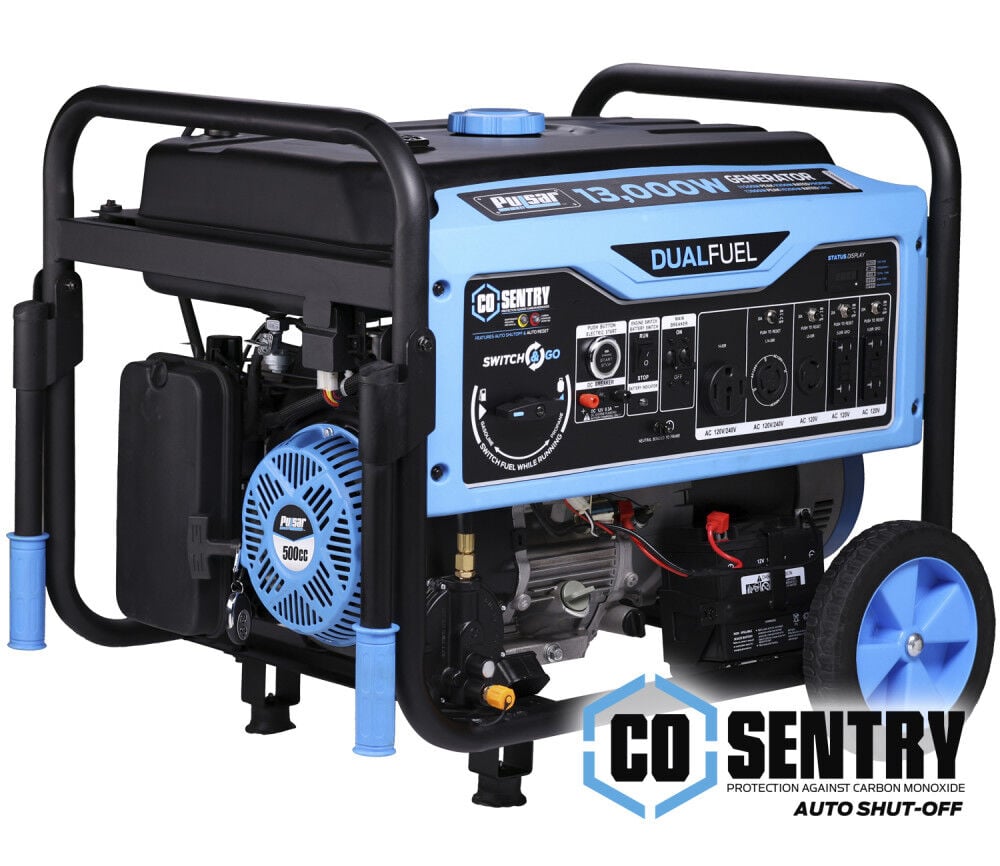 13000 Watt Dual Fuel Generator with Remote Start PG13000BRCO