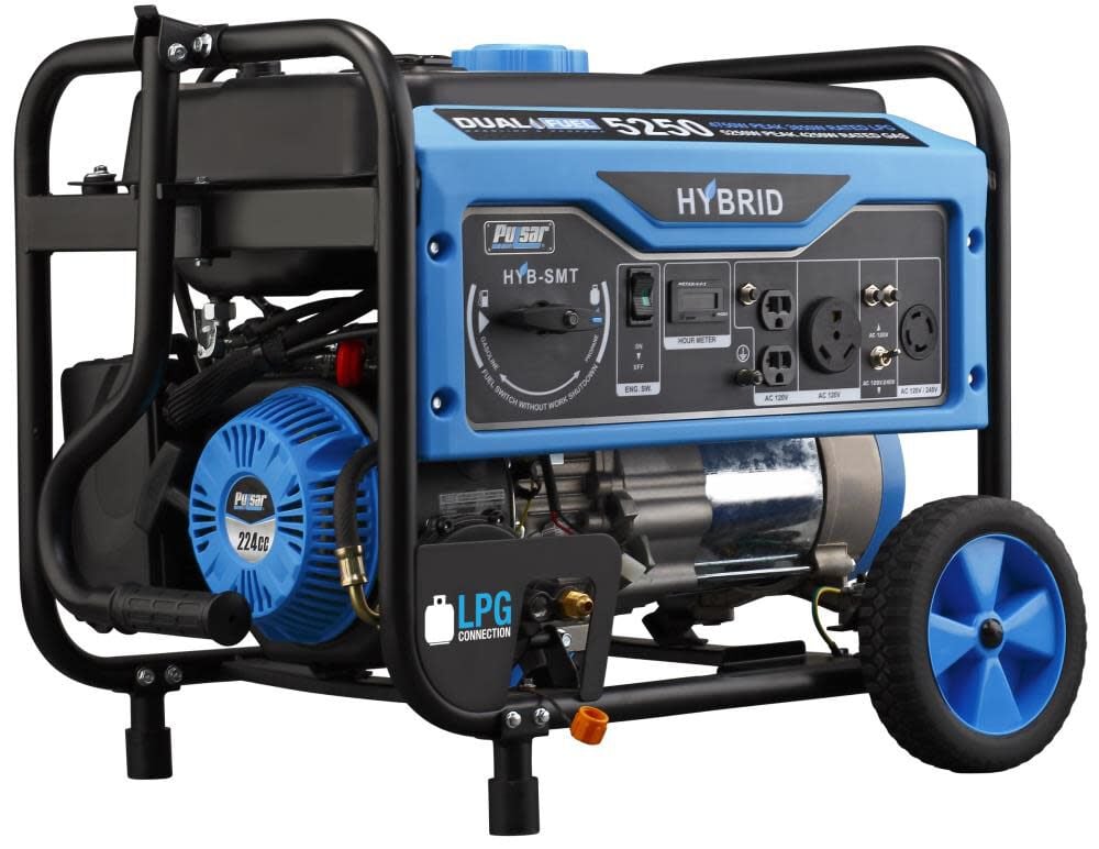 5250 Watt Dual Fuel Portable Generator PG5250B