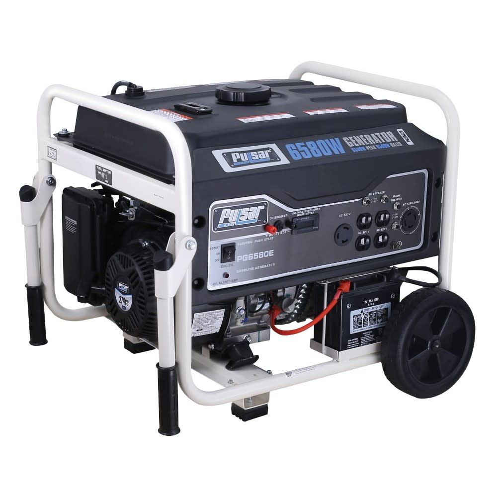 Generator 120/240V 6580W 274 cc 4 Stroke Gasoline Portable PG6580E