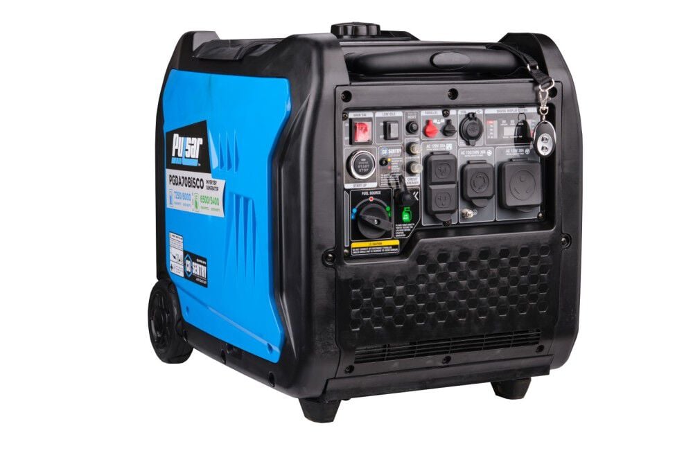 Inverter Generator with Remote Start Dual Fuel 7250 Watt PGDA70BISCO