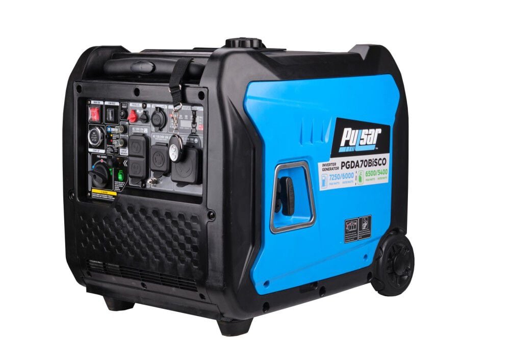 Inverter Generator with Remote Start Dual Fuel 7250 Watt PGDA70BISCO