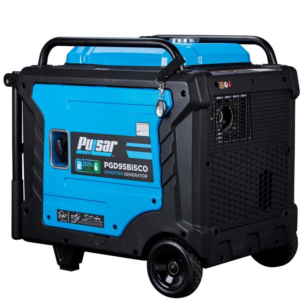 Inverter Generator with Remote Start Dual Fuel 9500 Watt PGD95BISCO