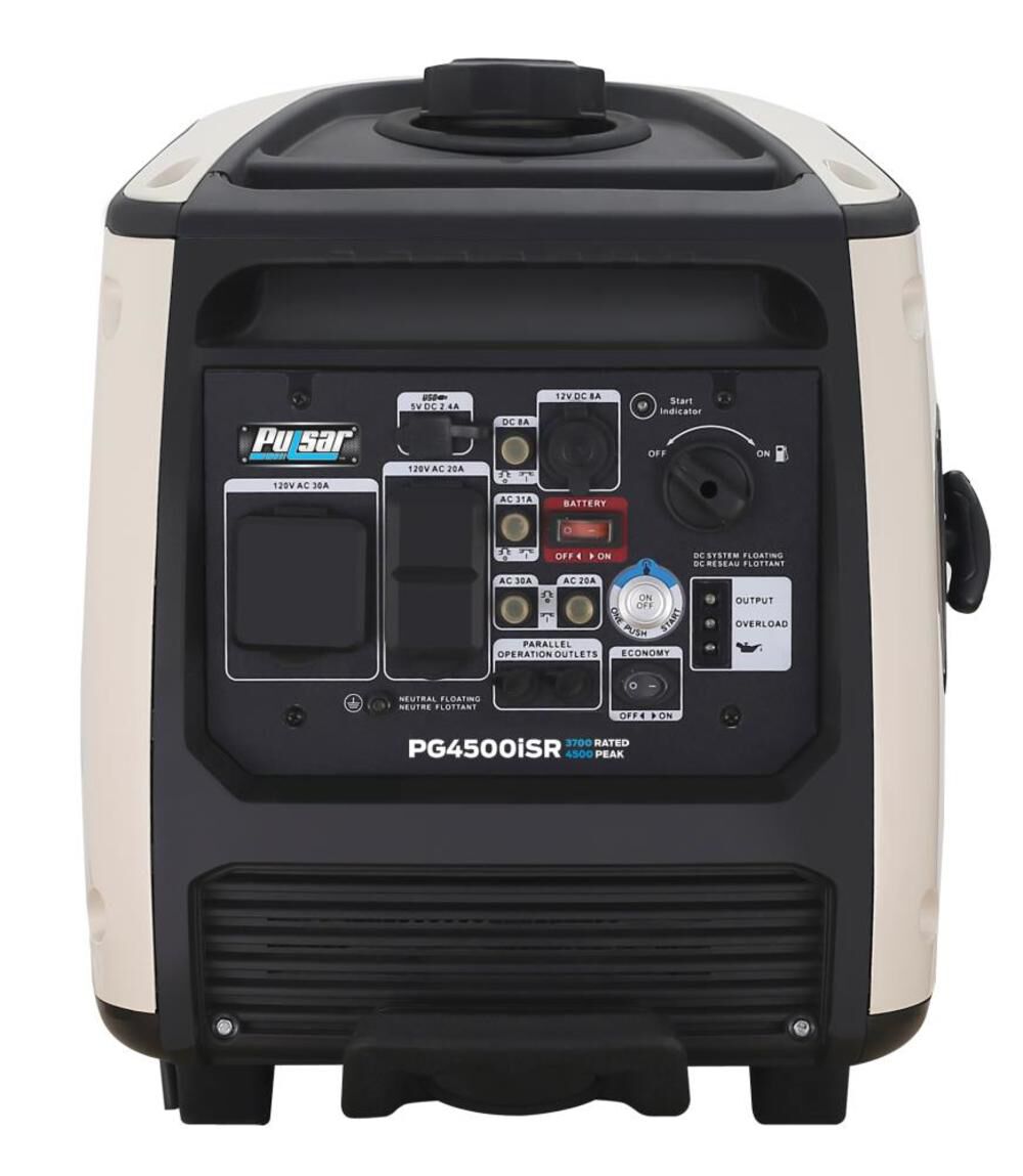 Silent Series 4500W Peak 3700W Rated Portable Inverter Generator with Remote Start PG4500ISR