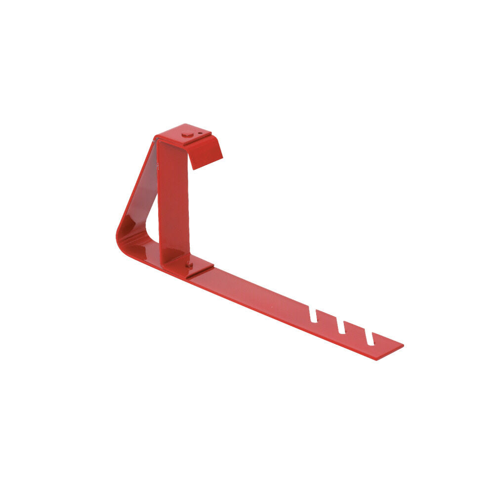 6 In. x 90 Degree Red Fixed Steel Roof Bracket 2502