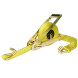 QL10000 Retractable Ratchet Tie-Down Strap 27ft with Wire Hooks 10000lb QL100001