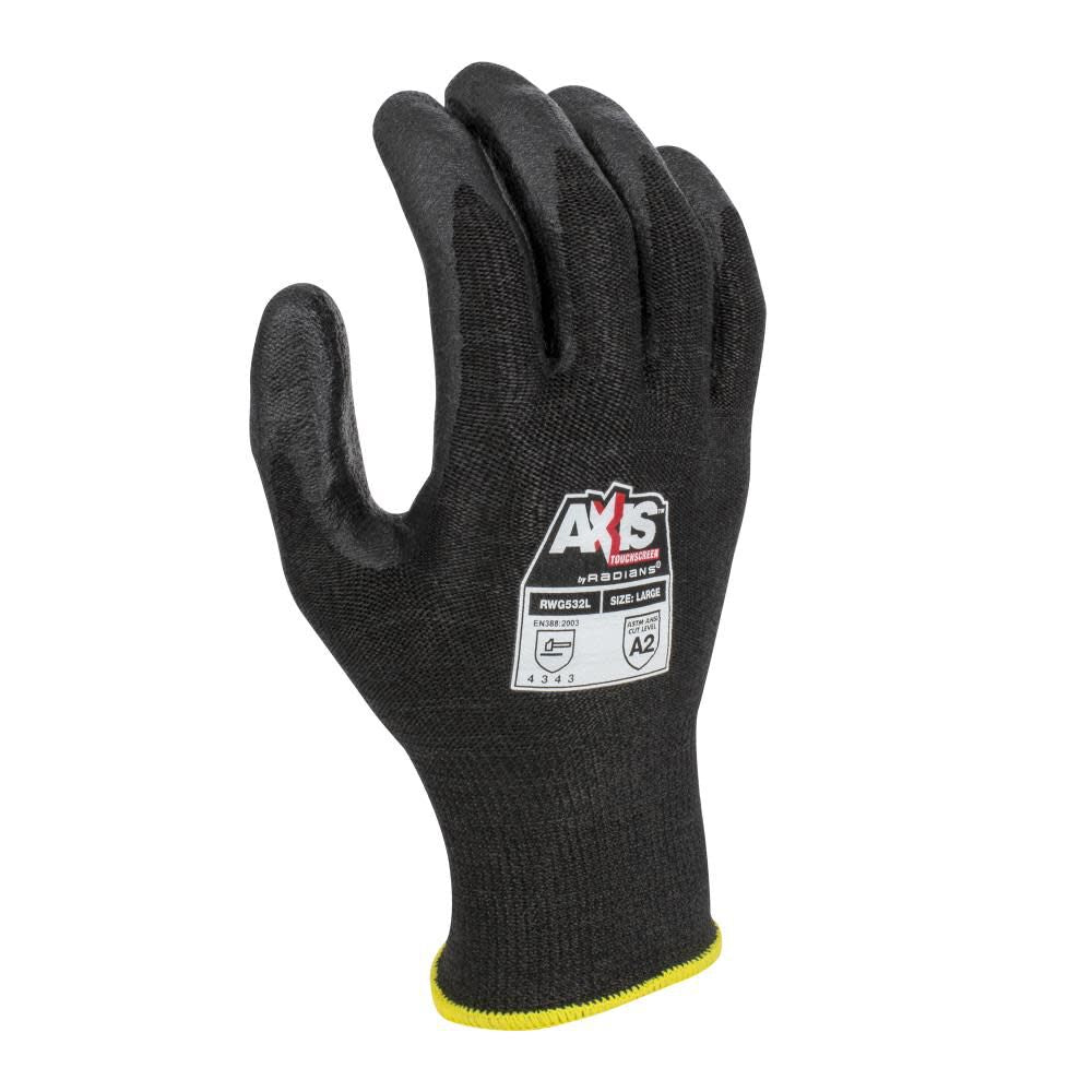 Axis Touchscreen Cut Level A2 Glove RWG532SR002