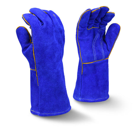 Blue Welding Gloves Regular Shoulder Split Leather XL RWG5210