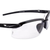 Crossfire ES5 Bifocal Safety Eyewear Pearl Gray Frame Clear Lens 1.5 Diopter 296415