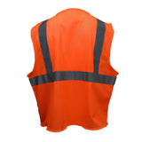 Economy Type R Class 2 Safety Vest Hi Viz Orange SVE1-2ZOM-R002