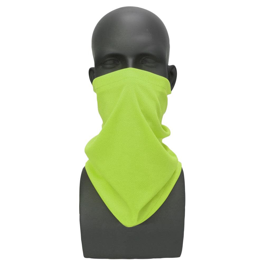 Lime Green Neck Gaiter 100% Polyester RAD-NGG