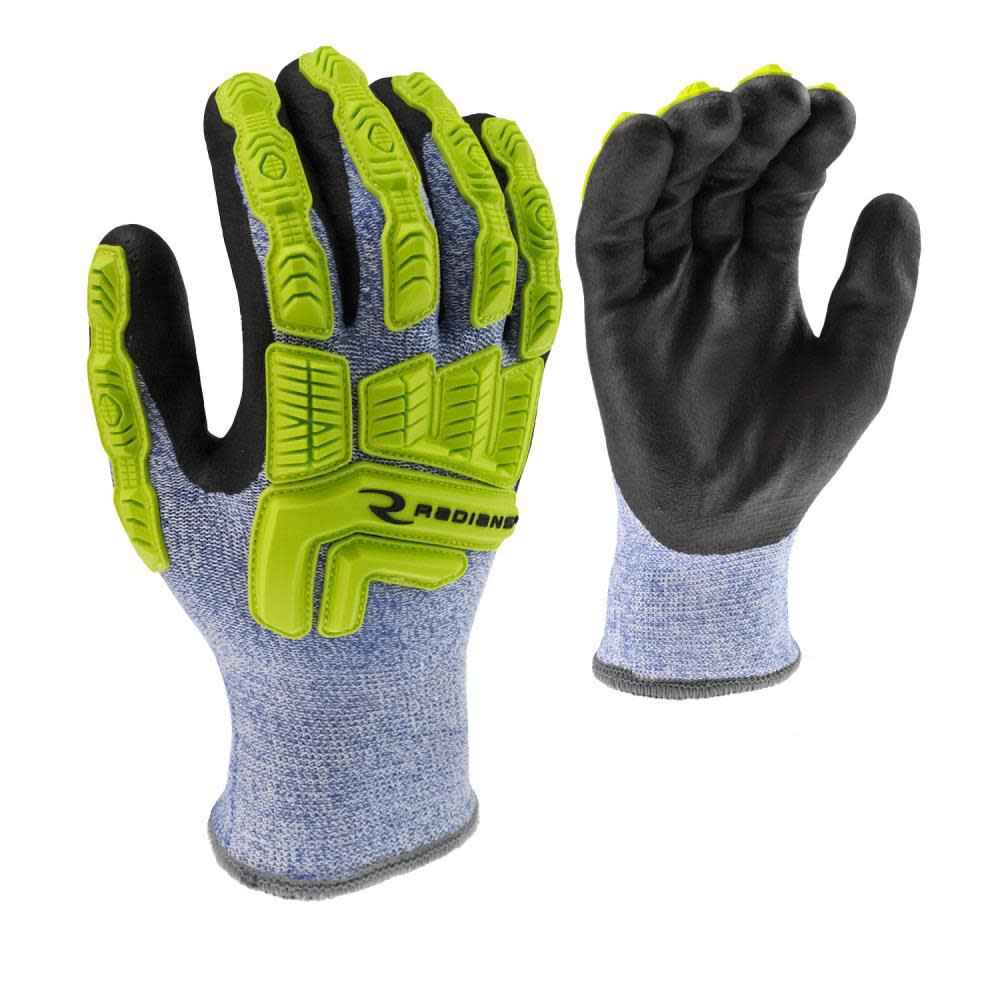 Radians RWG604 Cut Protection Level A4 Cold Weather Coated Glove RWG604R002