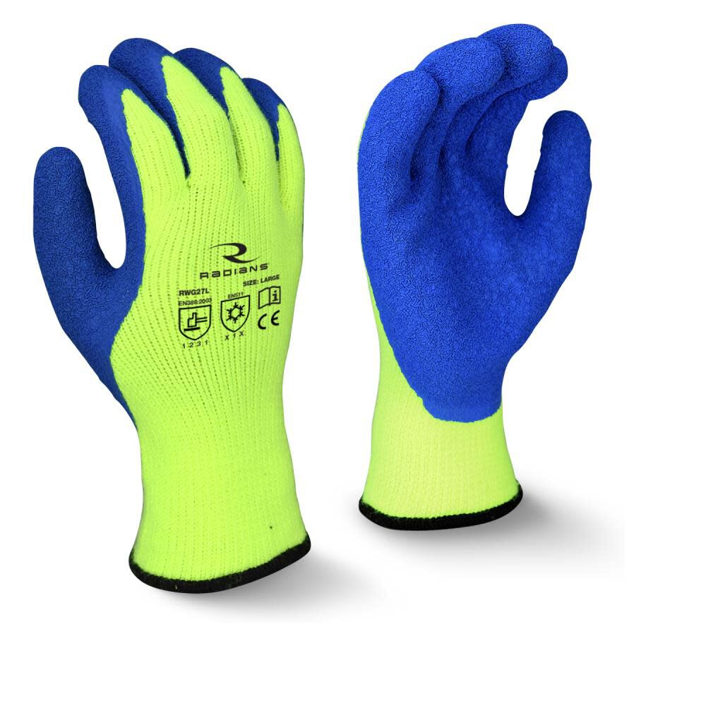 Radians Winter Gripper Gloves Dipped Cut Level A3 RWG27TR002