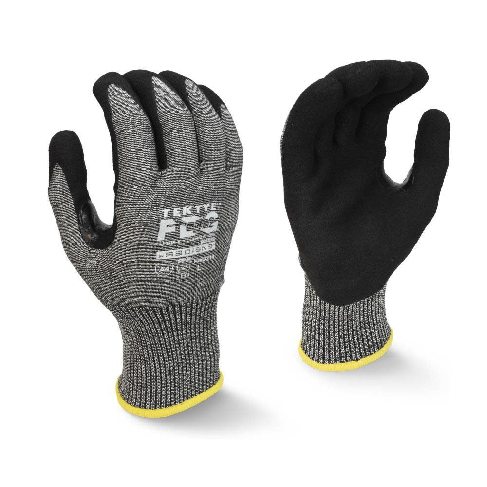 RWG713 TEKTYE FDG Reinforced Thumb A4 Work Glove, Large, Gray RWG713L