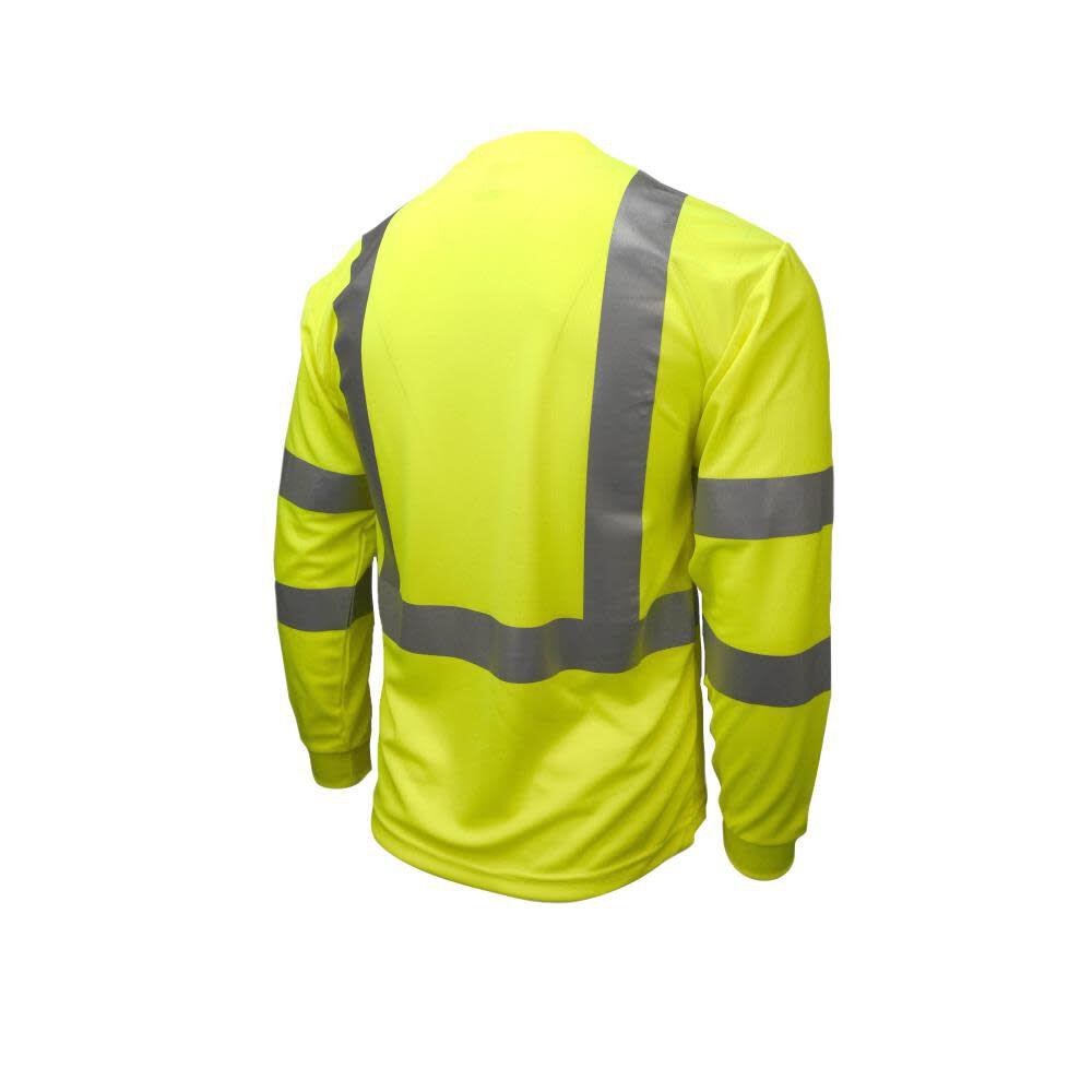 ST21 Class 3 Long Sleeve T-Shirt with Max-Dri Hi-Vis 5X ST21-3PGS-5X