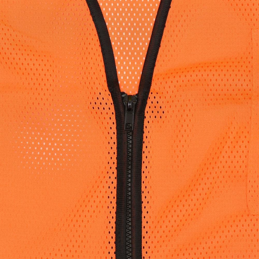 SV3B Black Bottom Economy Mesh Safety Vest, Orange/Black, 2X-Large SV3B-2ZOM-2X