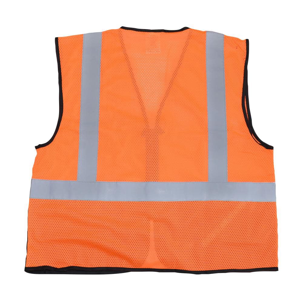 SV3B Black Bottom Economy Mesh Safety Vest, Orange/Black, 3X-Large SV3B-2ZOM-3X