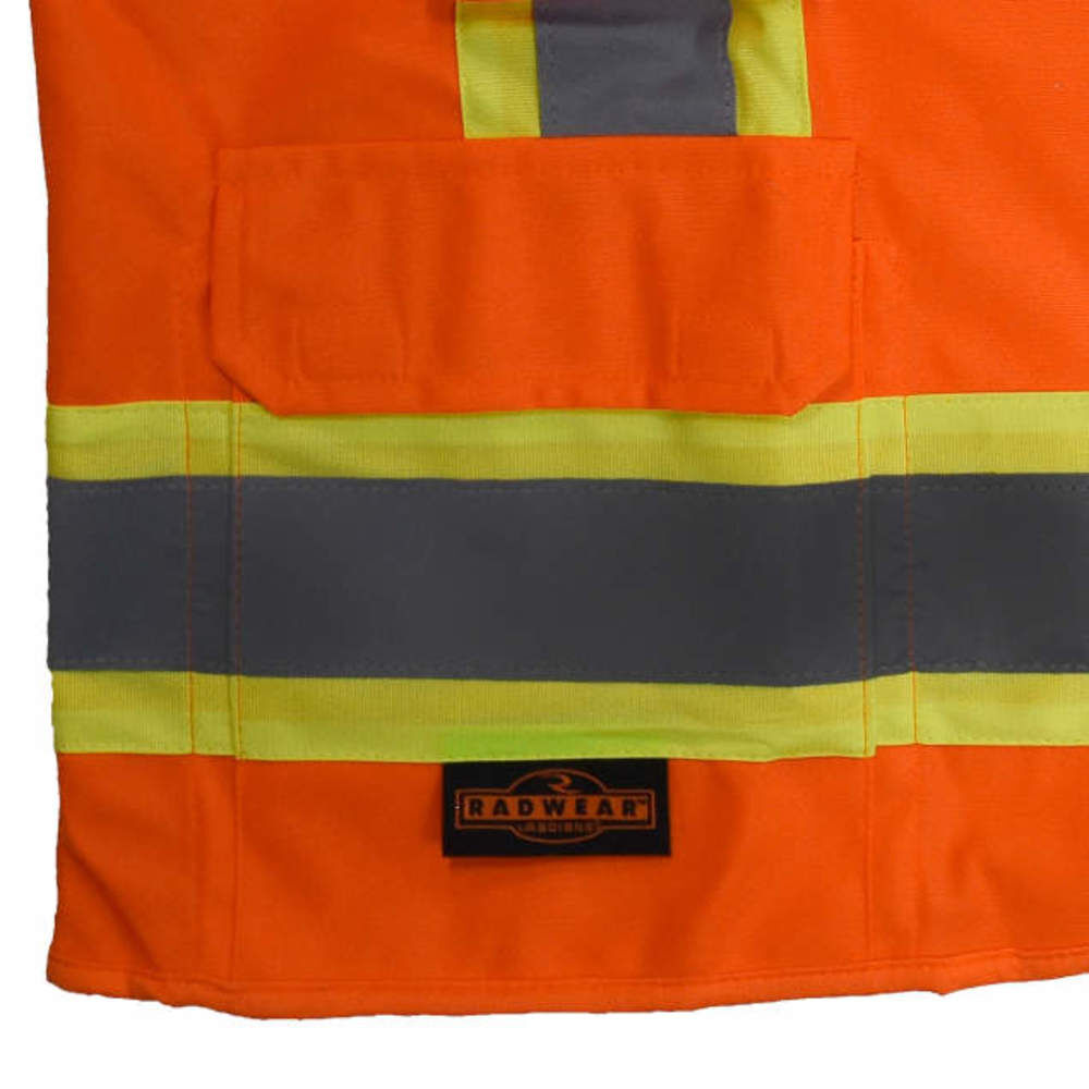 SV63 Two Tone Surveyor Type R Class 3 Two Tone Safety Vest, Orange, Medium SV63OM