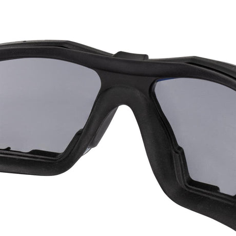 THRAXUS Elite IQUITY Safety Eyewear Blue w/ Rubber Gasket Smoke IQ Lens TXE2-23ID