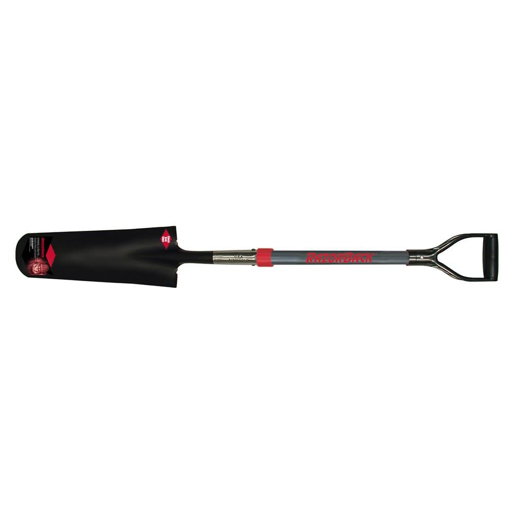 16in Drain Spade with 30in Fiberglass Handle and Cushion D-Grip 47604