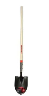 48 In. Round Point Closed Back Digging Shovel with Wood Handle 45657