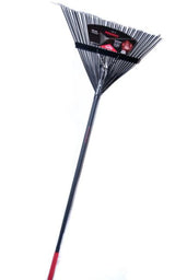 Razor-Back 24 Tine Steel Head Leaf Rake with 54in Wood Handle 2911200