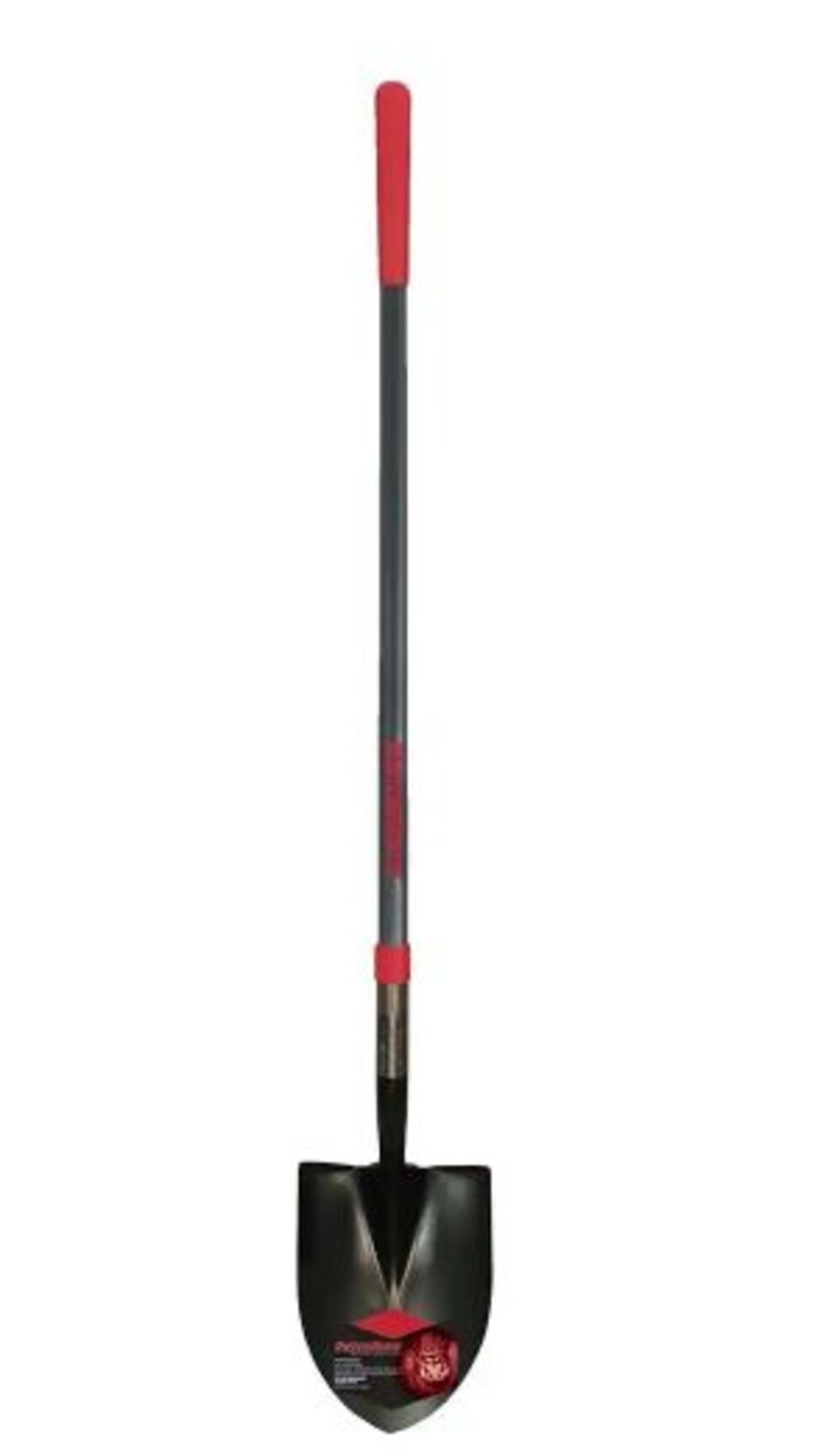 Round Point Shovel with 48in Fiberglass Handle 45000