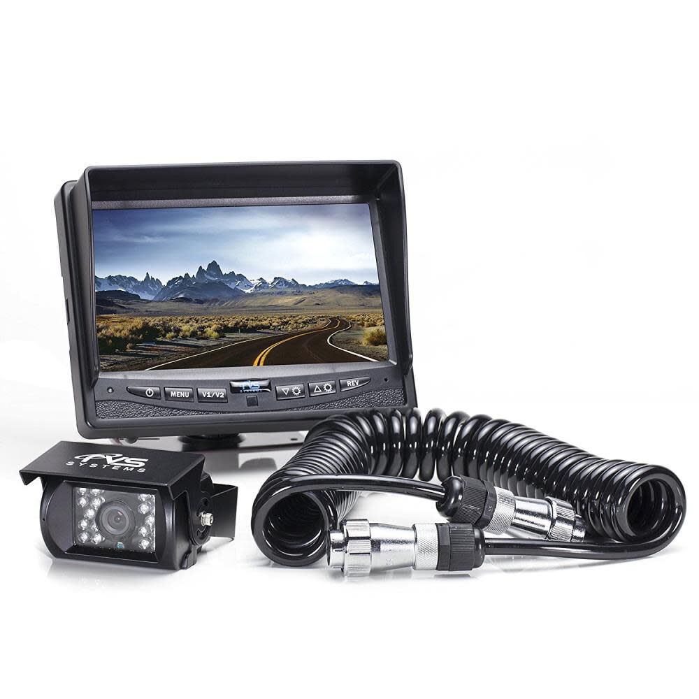 Backup Camera System with Trailer Tow Quick Connect Kit RVS-770613-213