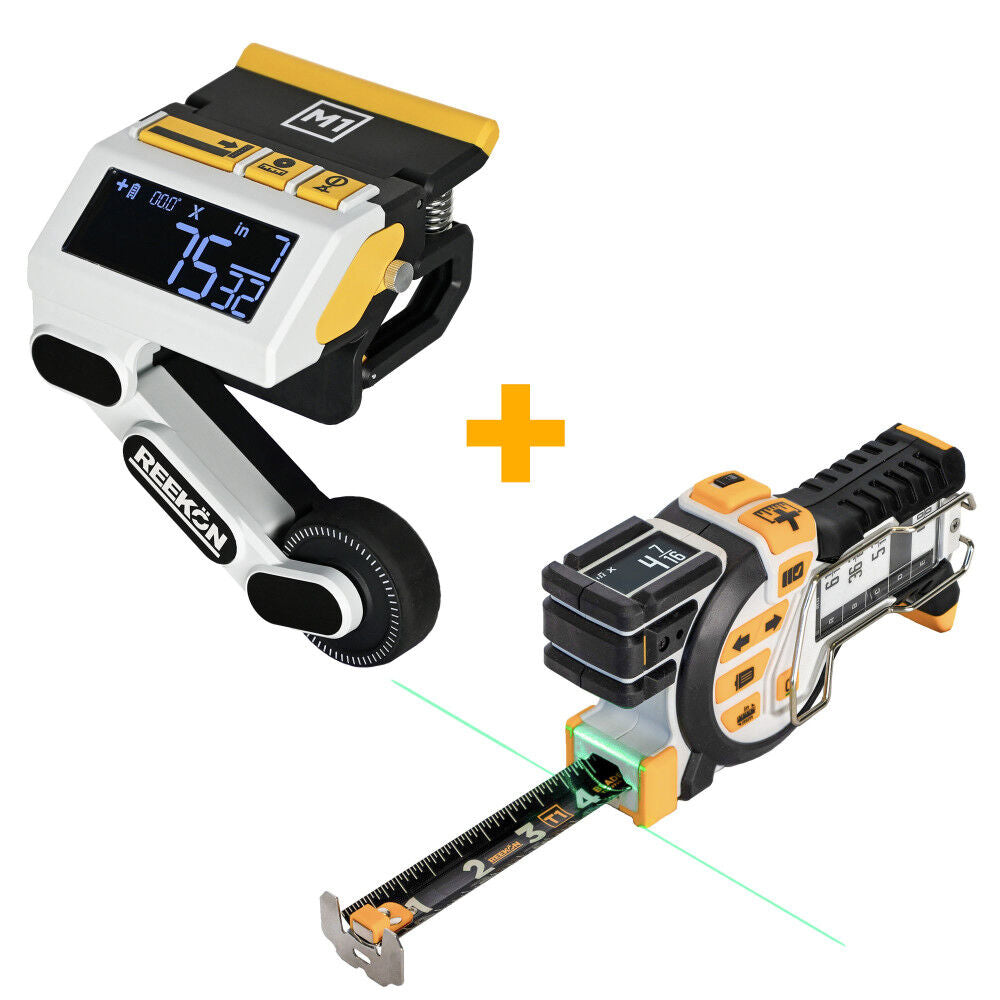 T1 Tomahawk Digital Tape Measure & M1 Caliber Measuring Tool Bundle RKN-T1-001+M1-001-A