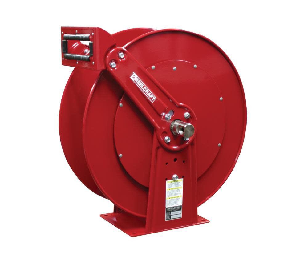 1 In. x 50 Ft. Spring Retractable Fuel Hose Reel Without Hose Steel FD84000 OLP