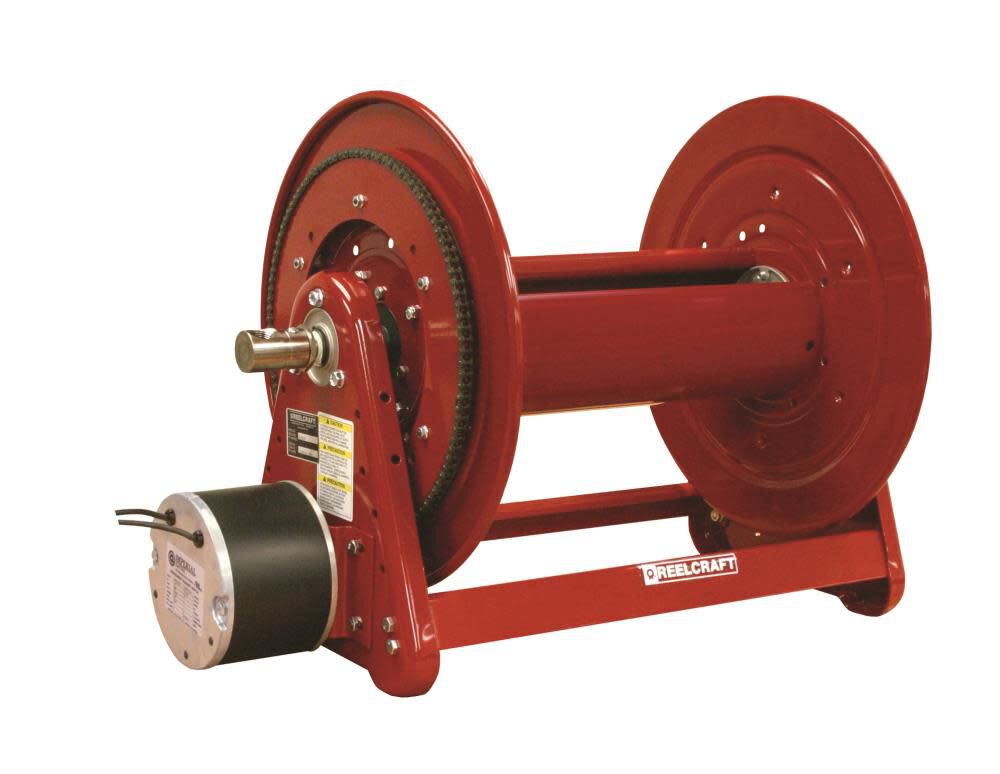 Electric Motor Driven Hose Reel 1/2in x 325' 1000 PSI without Hose EA32118 L12D