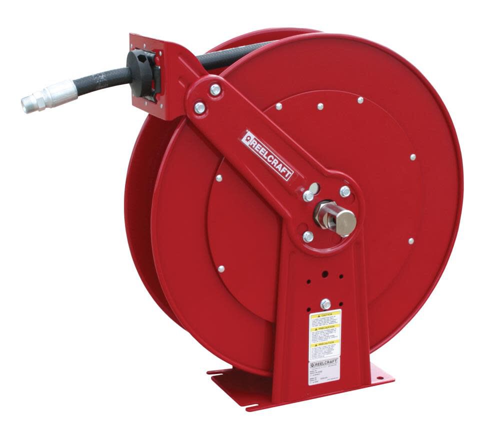 Hose Reel with Hose Steel Series 80000 1/2in x 75' 82075 OMP