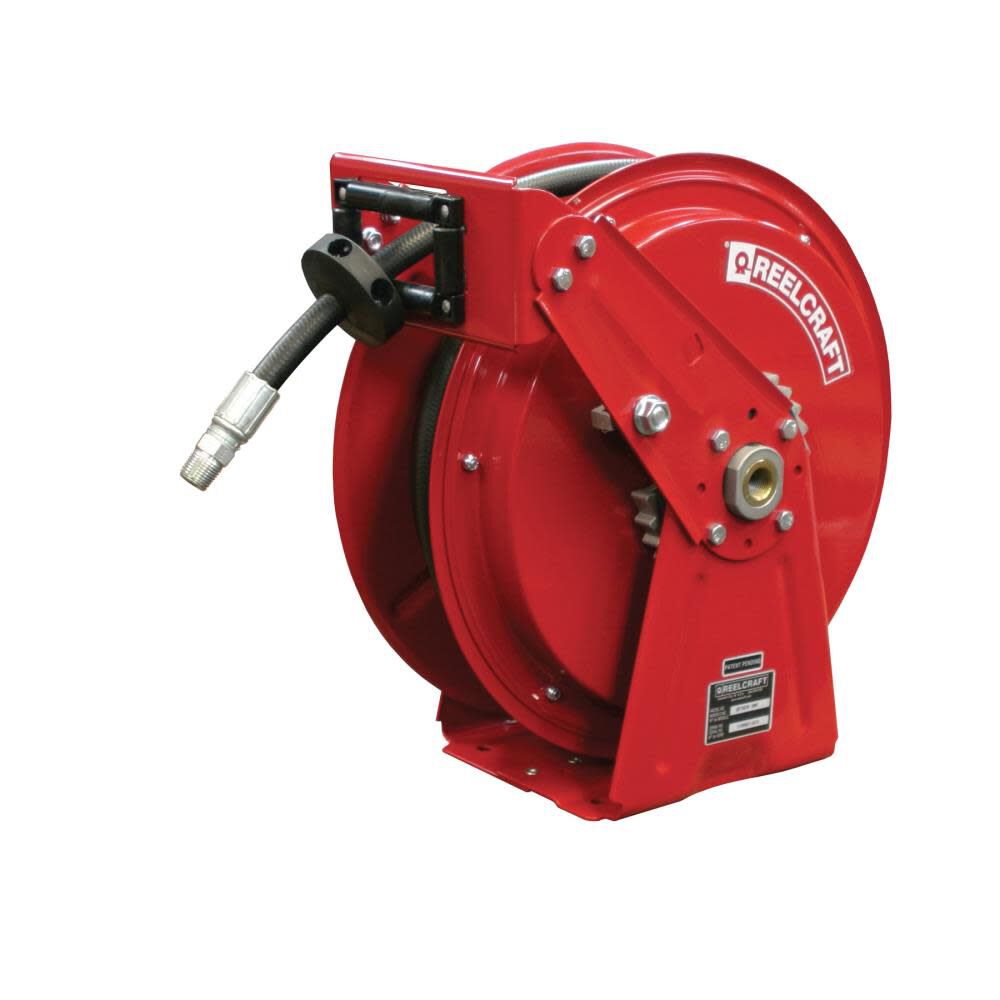 Hose Reel with Hose Steel Series DP7000 3/8in x 50' DP7650 OHP