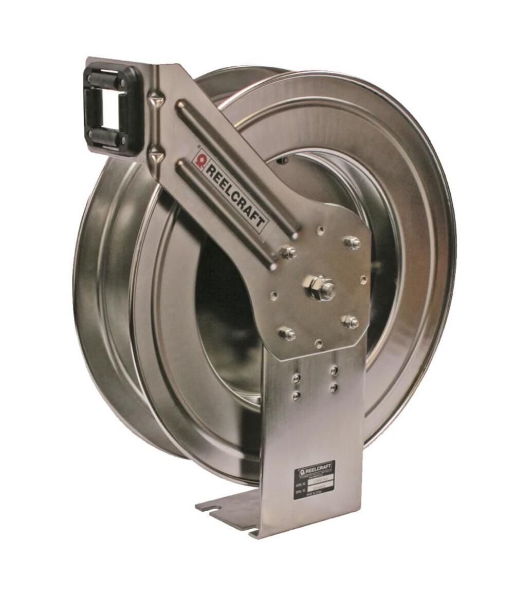 Stainless Steel Hose Reel 1/2in x 50' 300 PSI without Hose LC800 OLS