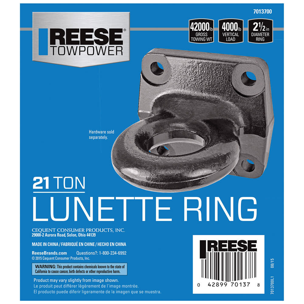 2 1/2in 42000 lbs Trailer Lunette Eye Ring 8470155