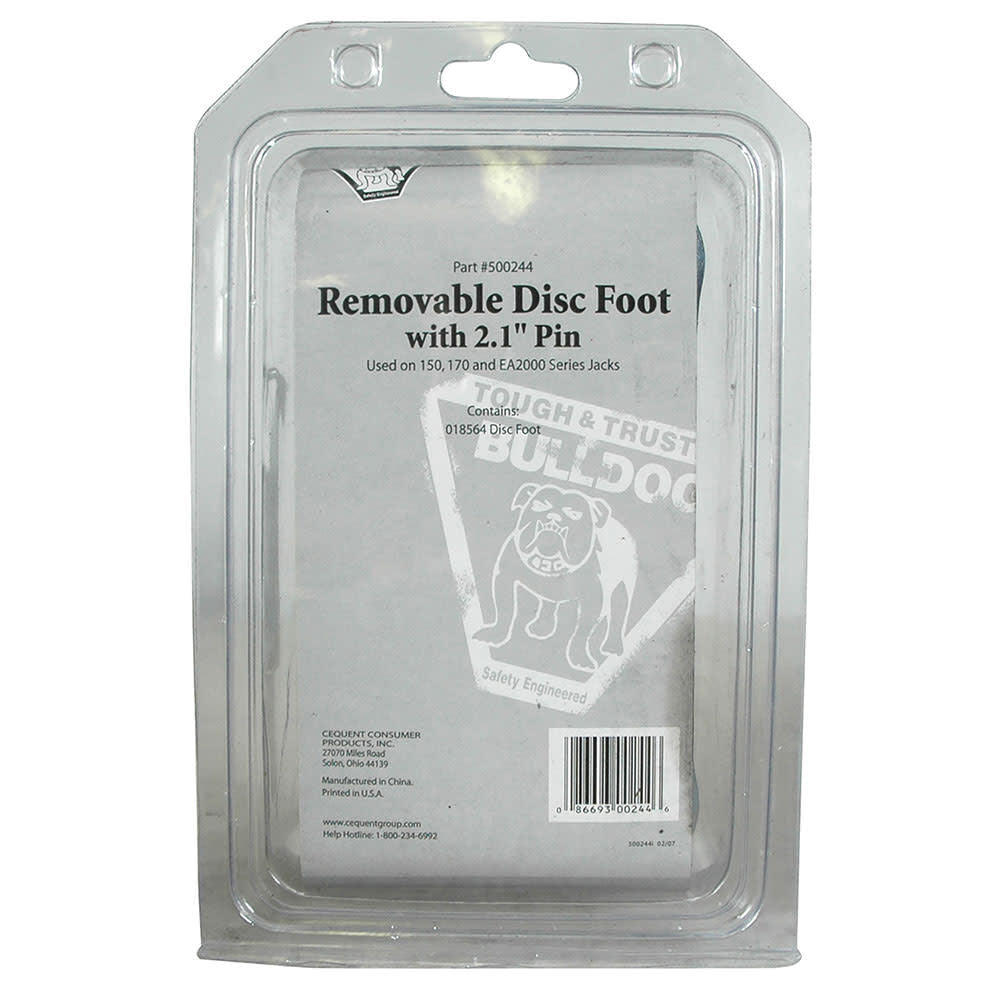 Bulldog Replacement Removable Disc Foot For 2000 5000 lbs Jacks 8312852