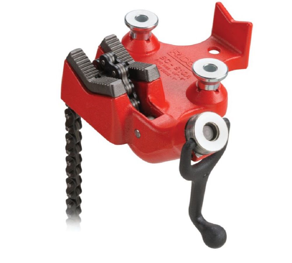 1/2 - 8 Inch Cast Iron Top Screw BC810 Bench Chain Vise 40215