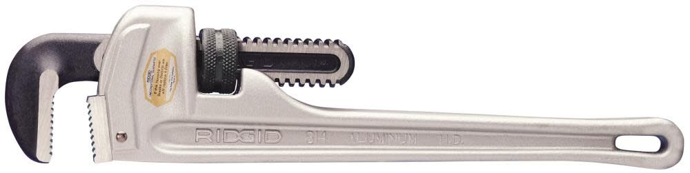 812 12 In Aluminum Straight Pipe Wrench 47057