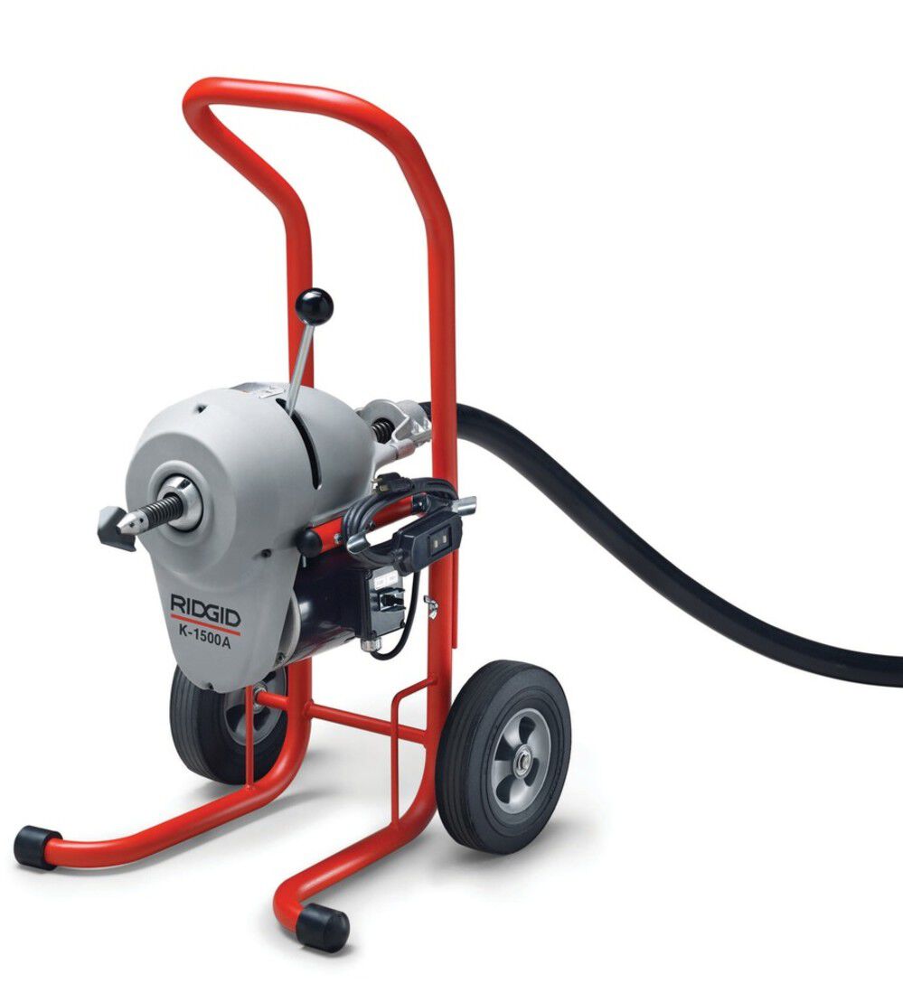 K-1500A 115V Sectional Drain Cleaning Machine with C14 Cable 23702