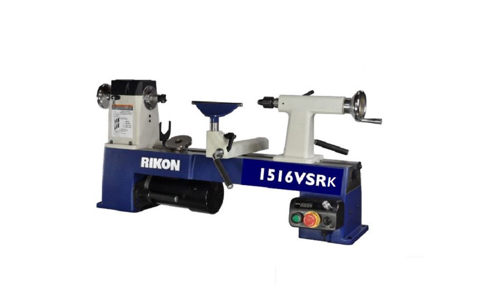 12 Inch x 16-1/2 Inch VSR MIDI Lathe with 4-Jaw Chuck 70-1516VSR-K