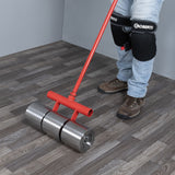 100 lb. Vinyl and Linoleum Floor Roller with Transport Wheels 10-952